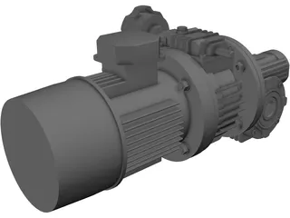 Motor Reductor 3D Model