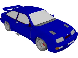 Ford Sierra RS Cosworth MK1 3D Model