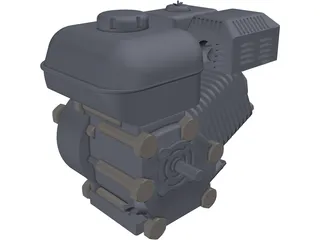 Honda GX200 Engine 3D Model