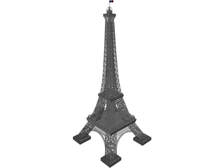 Eiffel Tower 3D Model