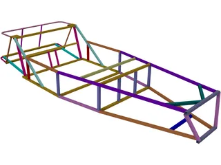 Frame Locost 3D Model
