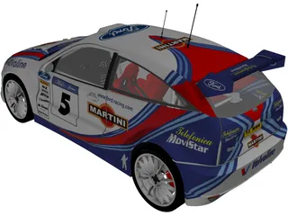 Ford Focus WRC 3D Model