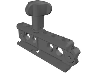 Picatinny Rail mount 3D Model