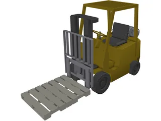 Forklift Yale 3D Model