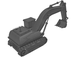 Excavator 3D Model