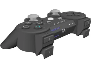 Playstation 3 Controller 3D Model