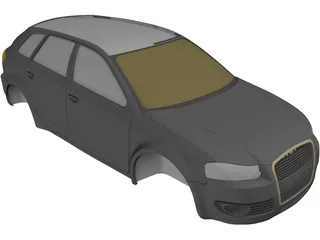 Audi A3 Body 3D Model