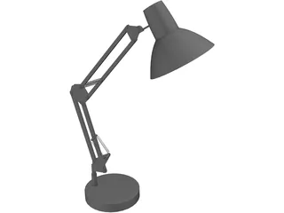 Helix Articulating Desk Lamp 3D Model