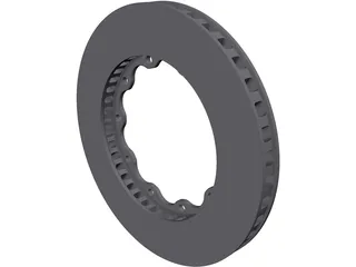 Brake Disc Front AP Racing 355mm 3D Model