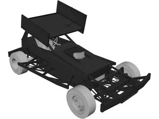 F1 Brisca Stockcar 3D Model