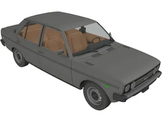 Fiat 131 Mirafiori 3D Model