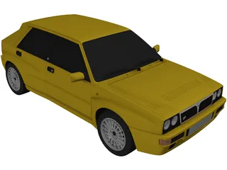 Lancia Delta HF Evo2 (1994) 3D Model