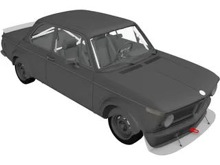 BMW 2002 Turbo (1973) 3D Model