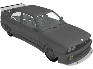 BMW M3 E30 (1991) 3D Model