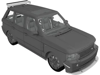 Range Rover Sport [Tuned] (2008) 3D Model