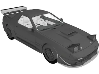 Mazda RX7 (1990) 3D Model