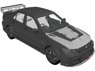Toyota Altezza (2004) 3D Model