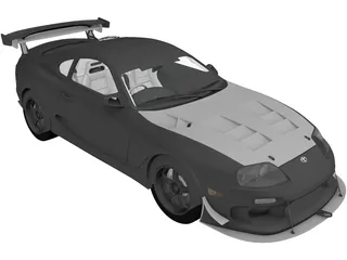 Toyota Supra Top Secret (1998) 3D Model