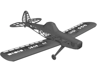 Piper Pawnne RC 3D Model
