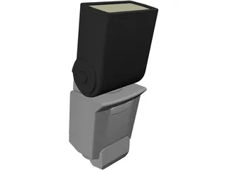 Canon 420 EX Camera Flash 3D Model