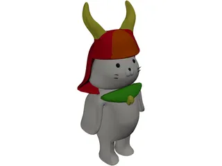 Hikonyan 3D Model