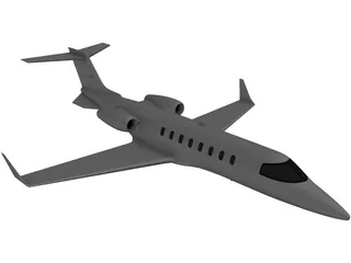 Bombardier Learjet 45 3D Model