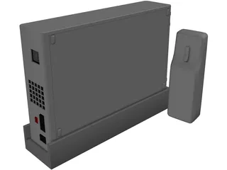 Nintendo Wii 3D Model