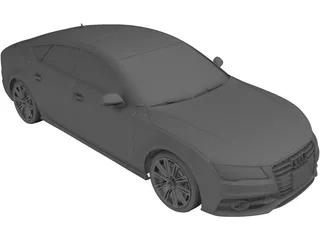 Audi A7 Sportback (2011) 3D Model