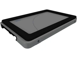 SSD Intel 2.5 80Gb 3D Model