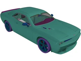 Dodge Challenger SRT8 3D Model
