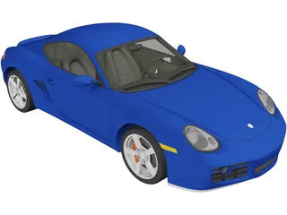 Porsche Cayman S 3D Model