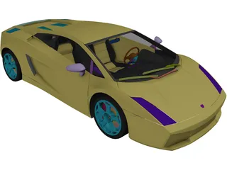 Lamborghini Gallardo 3D Model