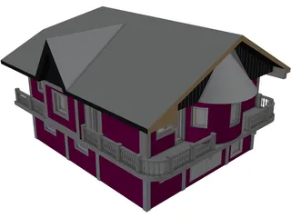 House Victorian 3D Model