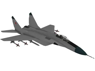 MiG-29A 3D Model