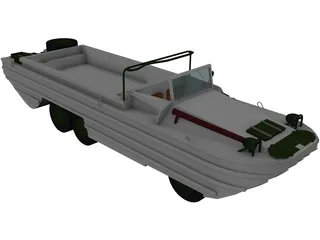 DUKW 3D Model