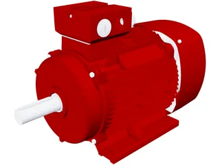 Electric Motor DM1-160L-18.5kW 3D Model