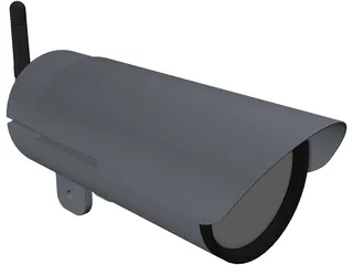 CCD Camera 3D Model