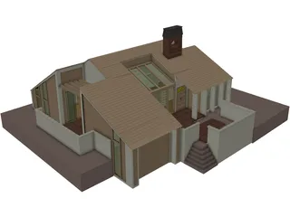 House Building 3D Model