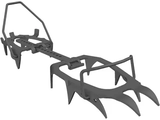 Mountainerin Crampon 3D Model