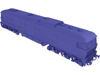 BR232 Locomotive 3D Model