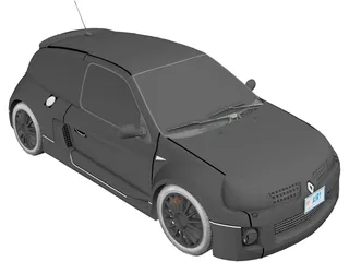 Renault Clio Sport V6 3D Model