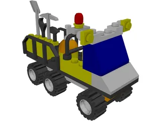 LEGO 6565 Construction Crew Utility Truck 3D Model