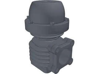 Wastegate 45mm 3D Model