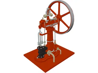 Benson Steam Engine 3D Model