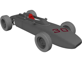 Porsche 804 F1 3D Model