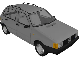 Fiat Uno S 3D Model