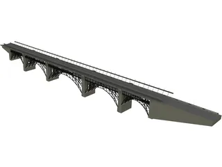 Bloor Viaduct Bridge 3D Model