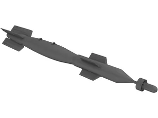 GBU-12 Paveway 3D Model