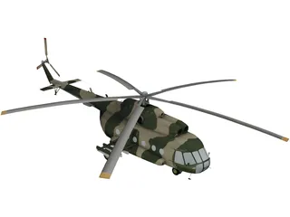 Mil Mi-8 Hip 3D Model