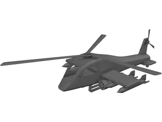 Toy Helicopter 3D Model